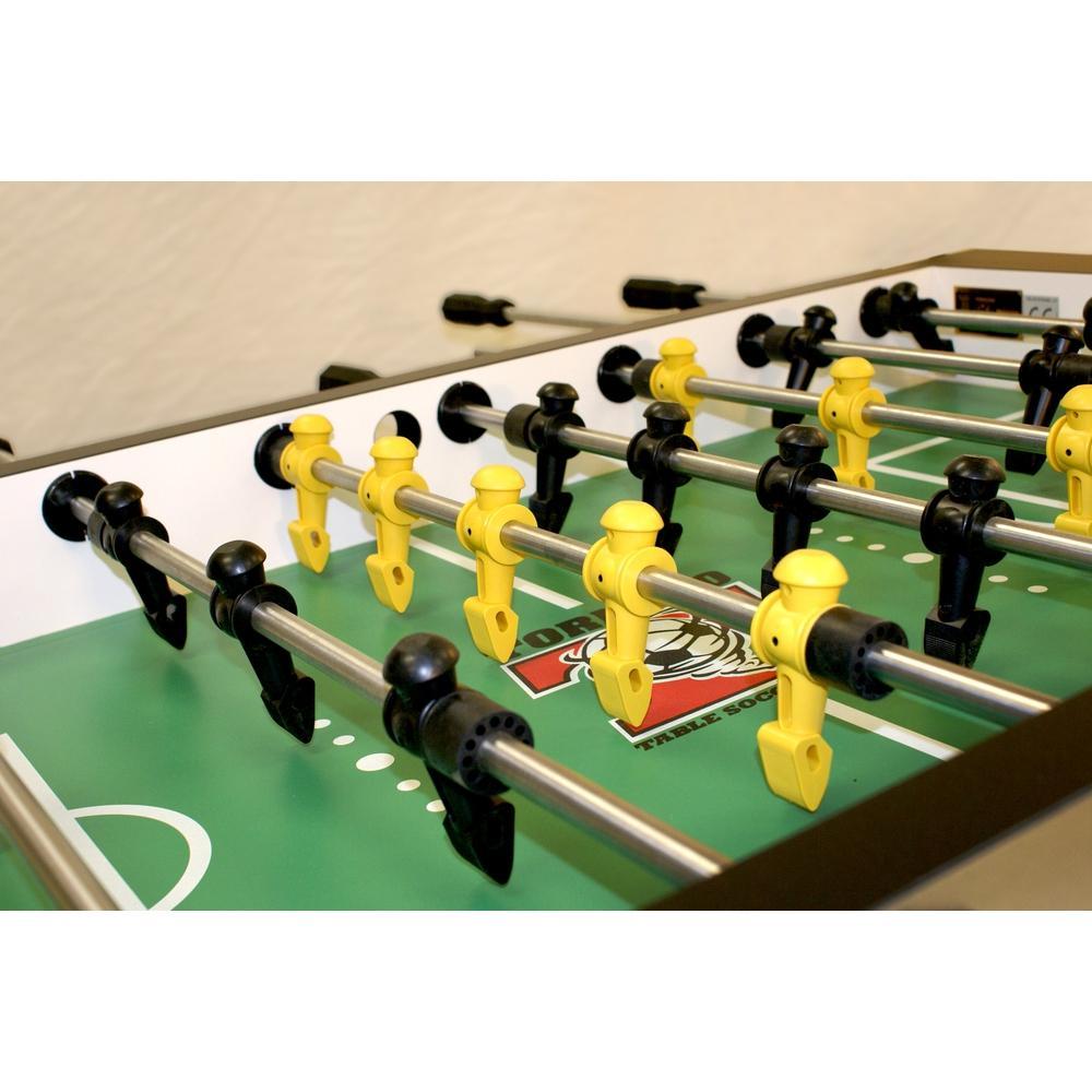 Tornado Platinum Tour Edition Foosball Table Matte Black Coin Operated - Game Room Shop