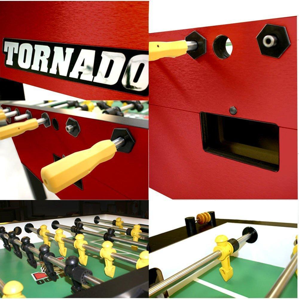 Tornado T-3000 Foosball Table In Crimson Red Non-Coin Home Model - Game Room Shop