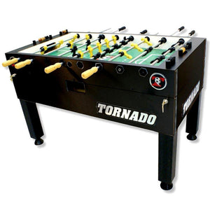 Tornado T-3000 Foosball Table In Matte Black Non-Coin Home Model - Game Room Shop