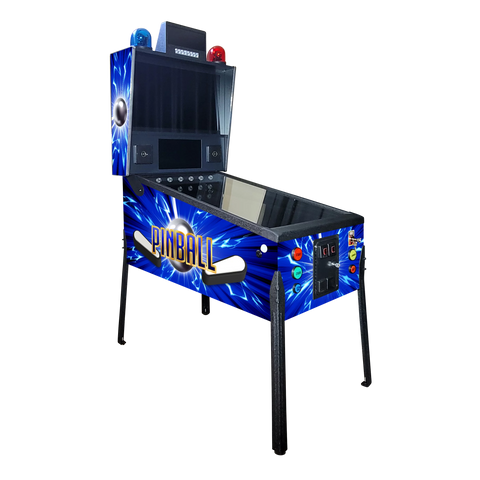 Image of Ultra VP 7.0 Virtual Pinball Machine-Pinball Machines-VPCabs-Blitz Blue-Game Room Shop