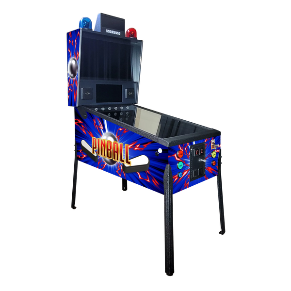 Ultra VP 7.0 Virtual Pinball Machine-Pinball Machines-VPCabs-Blitz Red-Game Room Shop
