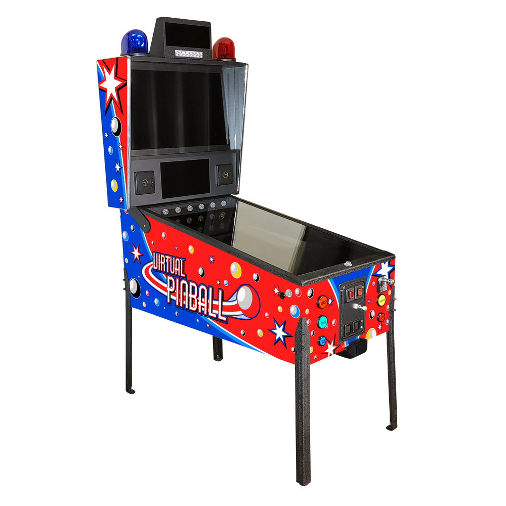 Ultra VP 7.0 Virtual Pinball Machine-Pinball Machines-VPCabs-Blue & Red Combination-Game Room Shop