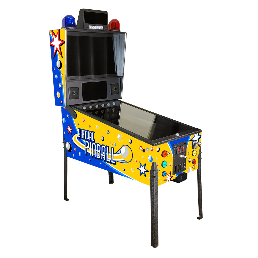 Ultra VP 7.0 Virtual Pinball Machine-Pinball Machines-VPCabs-Blue & Yellow Combination-Game Room Shop