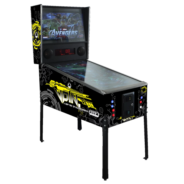 Ultra VP 7.0 Virtual Pinball Machine-Pinball Machines-VPCabs-VPIN- Yellow & Black Combination-Game Room Shop
