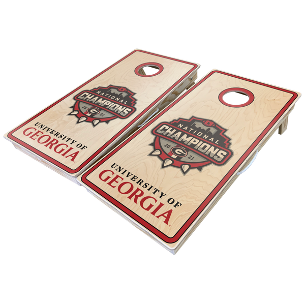 University of Georgia National Championship Cornhole Boards-Cornhole-WGC-Standard Series-Style 2-Game Room Shop
