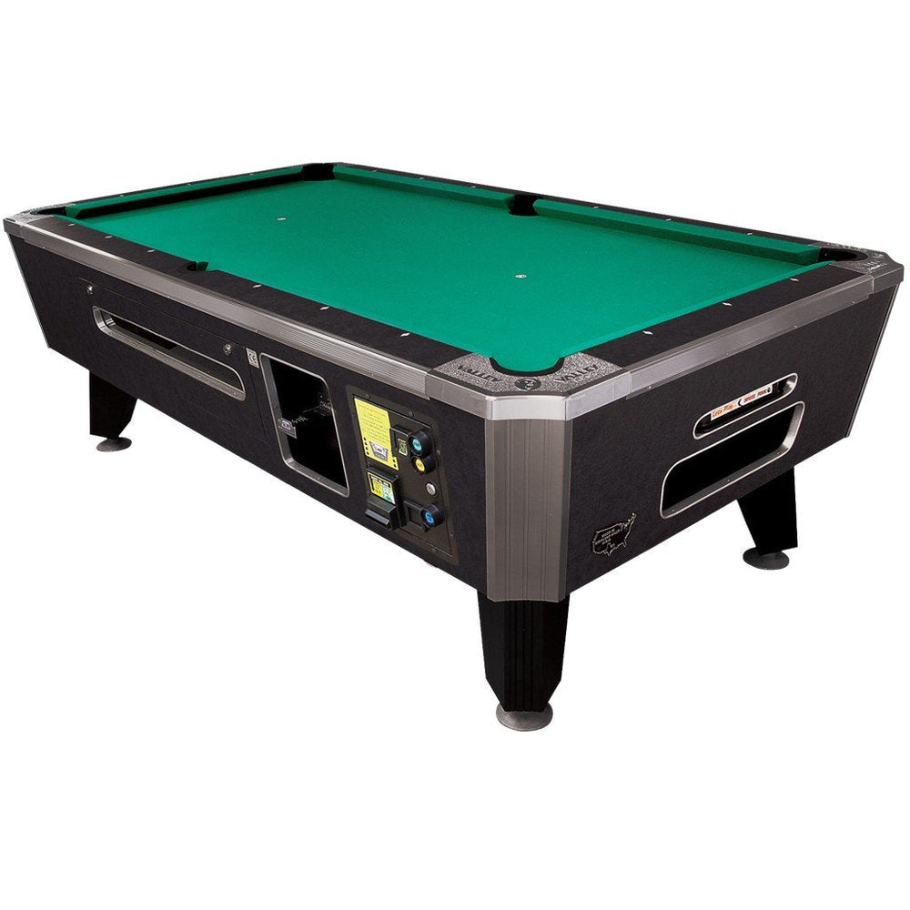 Valley Panther Black Cat 101" Pool Table Coin Operated - Game Room Shop