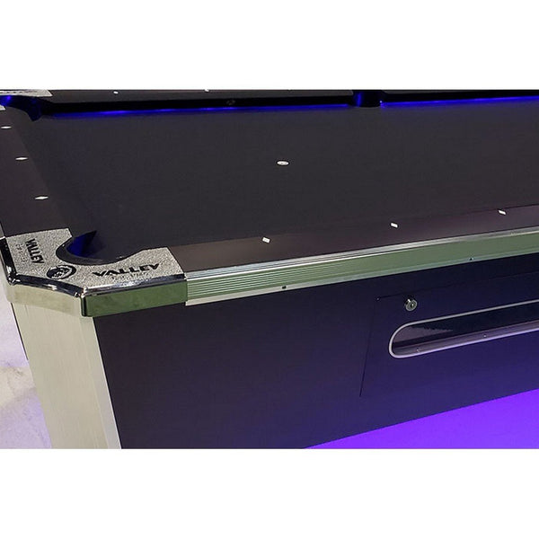 Valley Panther ZD-11X LED 93" Pool Table - Coin Operated with DBA - Game Room Shop