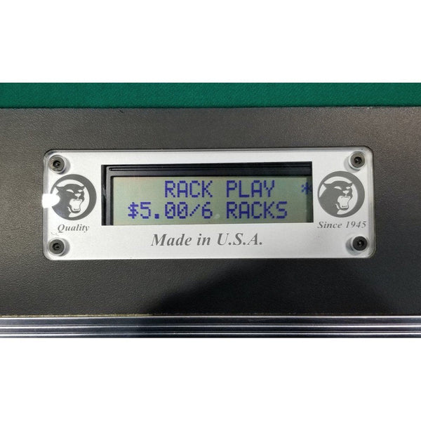 Valley Panther ZD-11X LED 93" Pool Table - Coin Operated with DBA - Game Room Shop