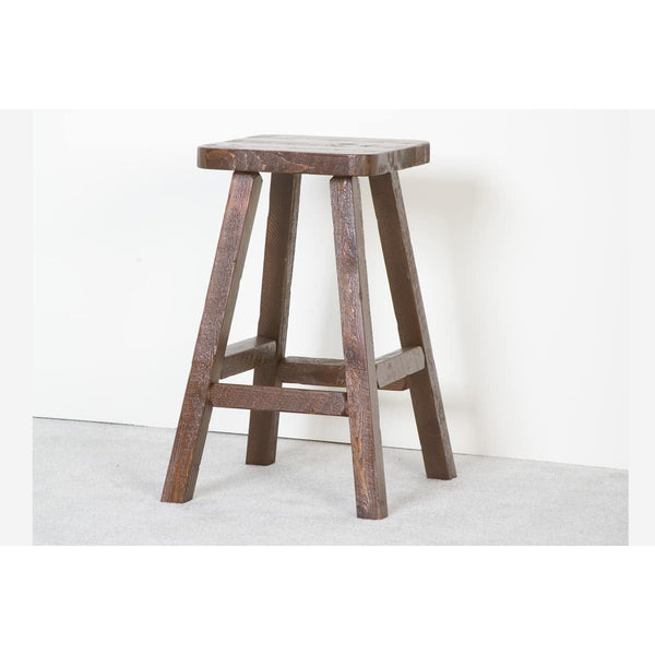 Viking Industries Barnwood Pub Stool-Bar Stool-Viking Log Furniture-24 Inches-Honey Pine-Game Room Shop