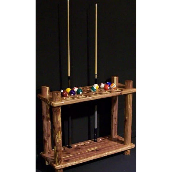 Viking Log Furniture Floor Cue Rack