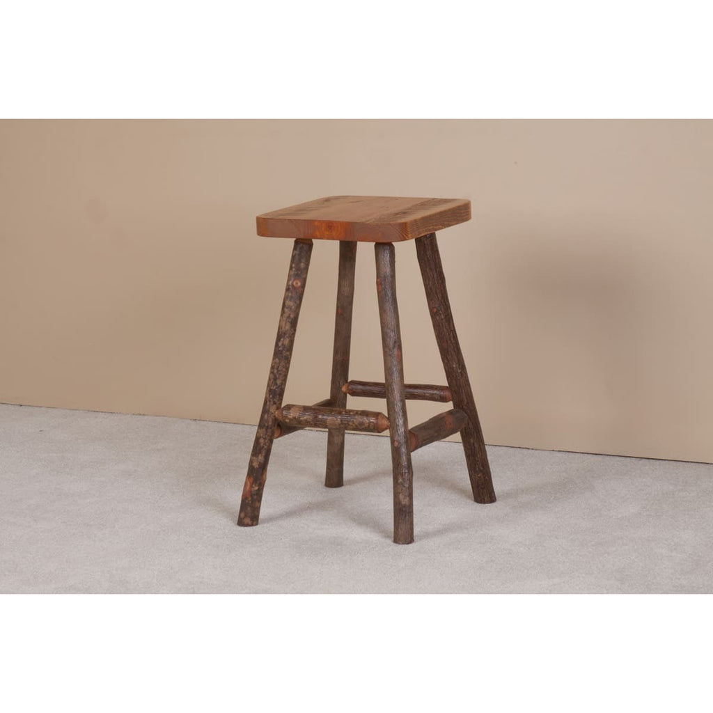 Viking Industries Sawtooth Hickory Pub Stool — Game Room Shop