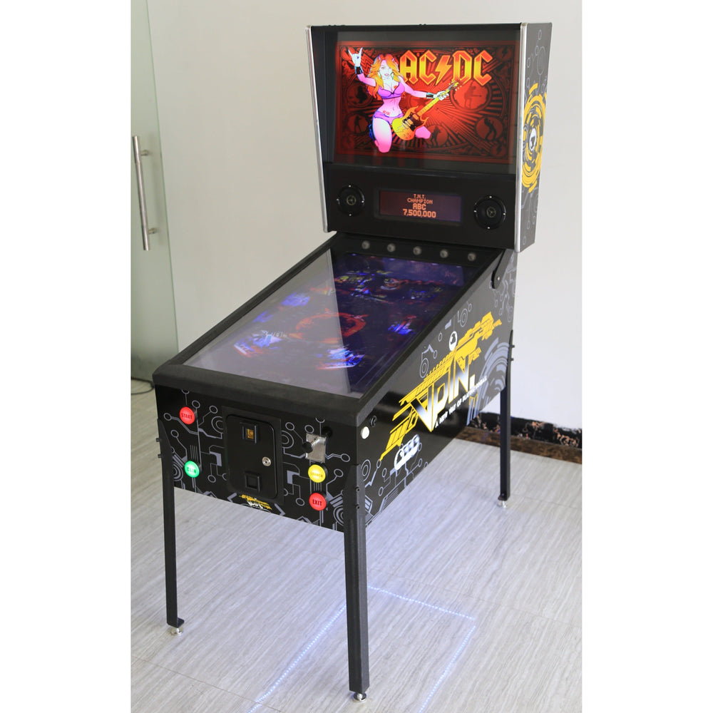 Virtual Pinball Machine | 49" 4K-LCD Screen | 300+ Games | Full Forced Feedback | LED lights-Pinball Machines-Onemore-Classic-Game Room Shop