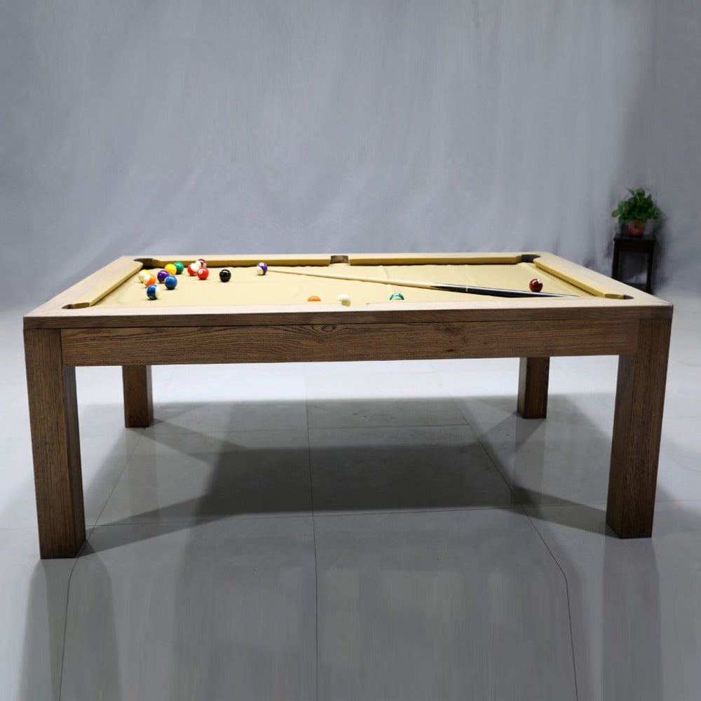 White Billiards Alpha Modern Slate Pool Table-Billiard Tables-White Billiards-7ft Length-Wood-No Thank You-Game Room Shop