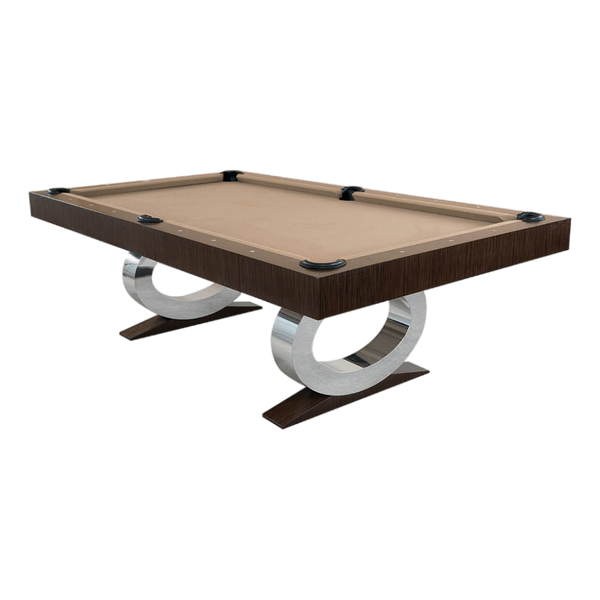 White Billiards Daphne Modern Slate Pool Table-Billiard Tables-White Billiards-7ft Length-Brown-No Thank You-Game Room Shop