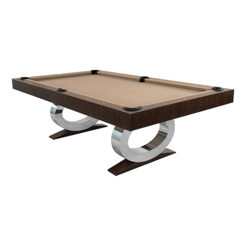 Image of White Billiards Daphne Modern Slate Pool Table-Billiard Tables-White Billiards-7ft Length-Brown-No Thank You-Game Room Shop