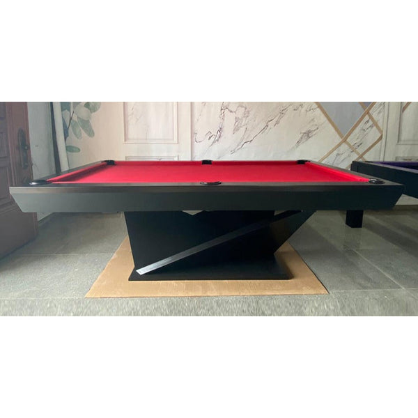 White Billiards Kyoto Modern Slate Pool Table-Billiard Tables-White Billiards-7ft Length-Black-No Thank You-Game Room Shop