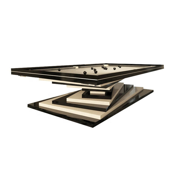 White Billiards Neavio Modern Slate Pool Table-Billiard Tables-White Billiards-7ft Length-Brown-No Thank You-Game Room Shop