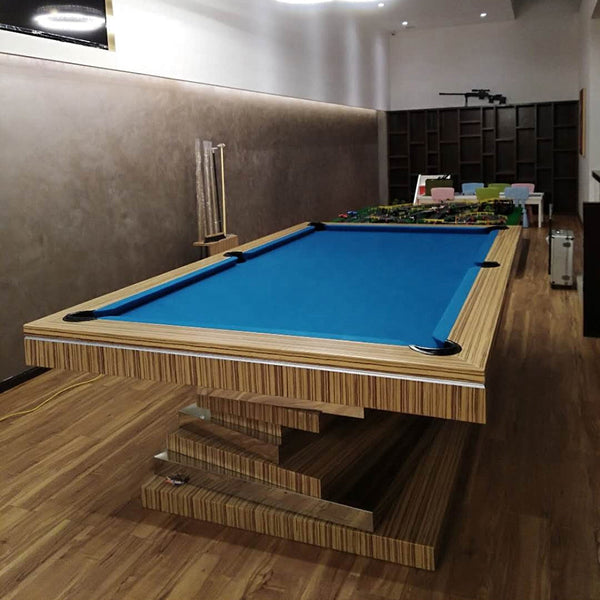White Billiards Neavio Modern Slate Pool Table-Billiard Tables-White Billiards-7ft Length-BurlyWood-No Thank You-Game Room Shop