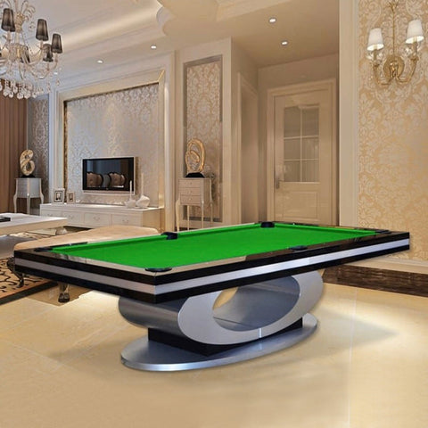 Image of White Billiards Sierra Modern Slate Pool Table-Billiard Tables-White Billiards-7ft Length-No Thank You-Game Room Shop