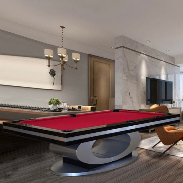 White Billiards Sierra Modern Slate Pool Table-Billiard Tables-White Billiards-7ft Length-No Thank You-Game Room Shop
