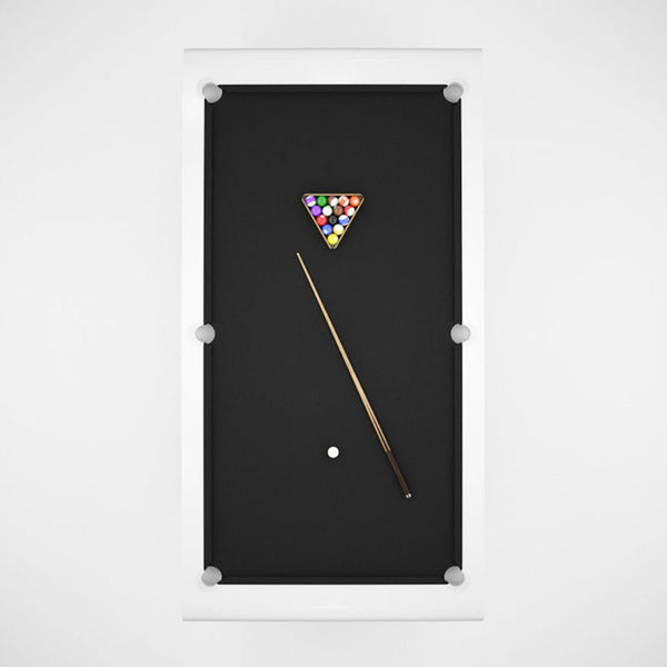 White Billiards The Sofia Modern Slate Pool Table-Billiard Tables-White Billiards-7ft Length-Black-No Thank You-Game Room Shop