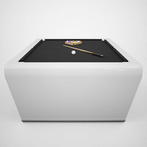 White Billiards The Sofia Modern Slate Pool Table-Billiard Tables-White Billiards-7ft Length-Black-No Thank You-Game Room Shop