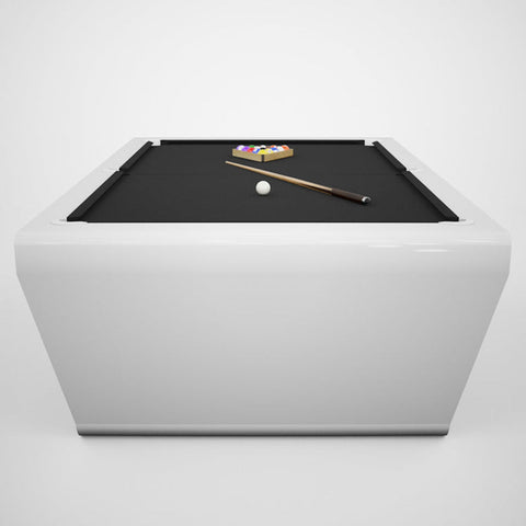 Image of White Billiards The Sofia Modern Slate Pool Table-Billiard Tables-White Billiards-7ft Length-Black-No Thank You-Game Room Shop