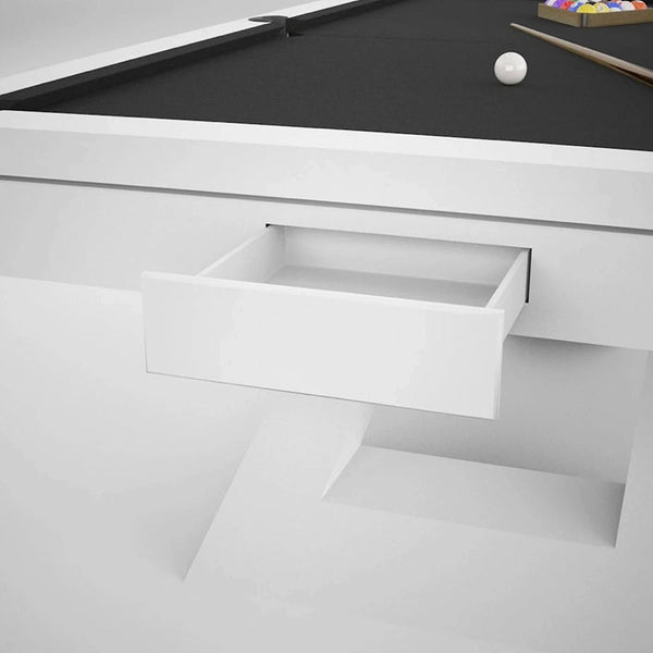 White Billiards Ultimate Modern Slate Pool Table-Billiard Tables-White Billiards-7ft Length-Beige-No Thank You-Game Room Shop