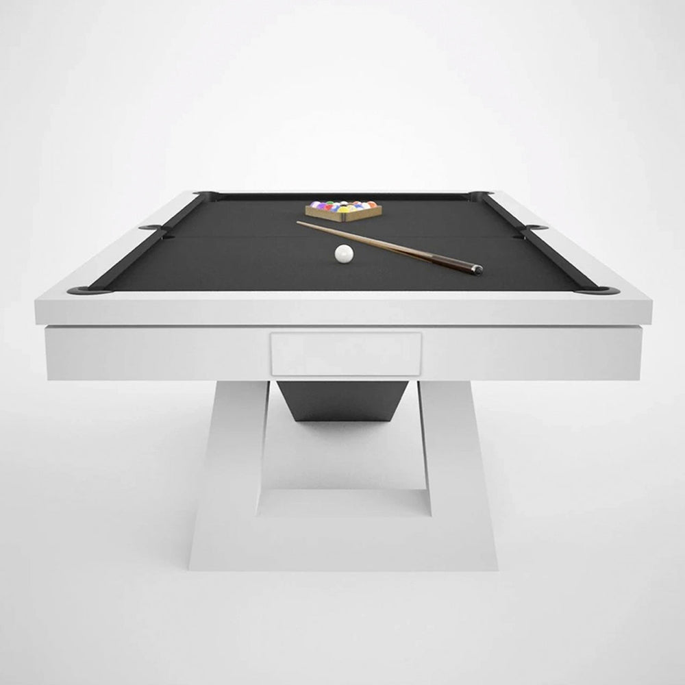 White Billiards Ultimate Modern Slate Pool Table-Billiard Tables-White Billiards-7ft Length-Beige-No Thank You-Game Room Shop