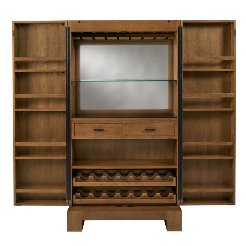 American Heritage Alta Wine & Spirit Cabinet-Bars & Cabinets-American Heritage-Game Room Shop