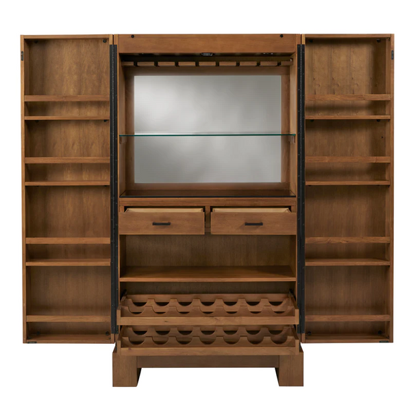 American Heritage Alta Wine & Spirit Cabinet-Bars & Cabinets-American Heritage-Game Room Shop