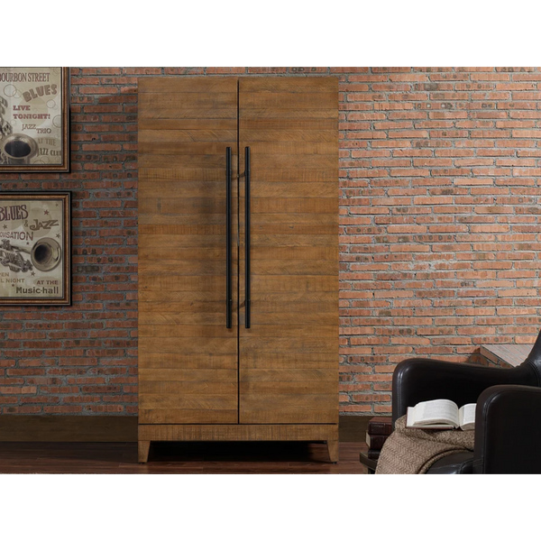 American Heritage Braxton Wine Cabinet-Bars & Cabinets-American Heritage-Game Room Shop