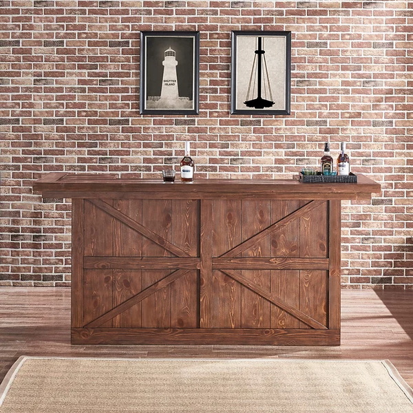 American Heritage Bristol Bar-Bars & Cabinets-American Heritage-Game Room Shop