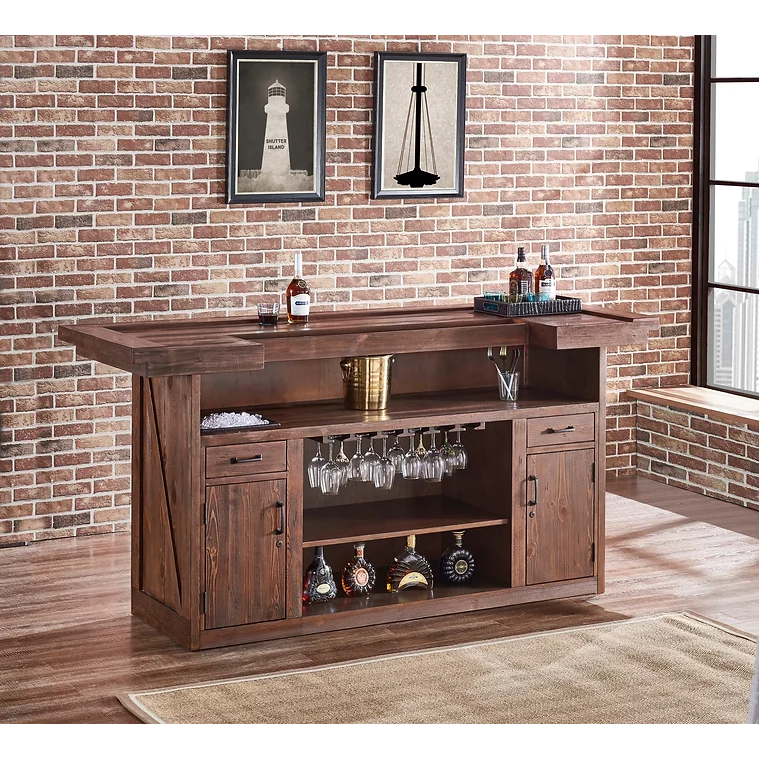 American Heritage Bristol Bar-Bars & Cabinets-American Heritage-Game Room Shop