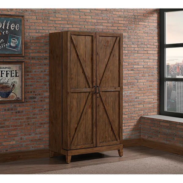 American Heritage Bristol Wine Cabinet-Bars & Cabinets-American Heritage-Game Room Shop