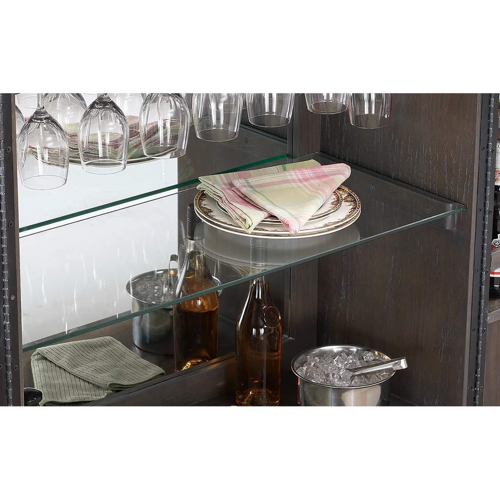 American Heritage Fairfield Wine Cabinet-Bars & Cabinets-American Heritage-Game Room Shop