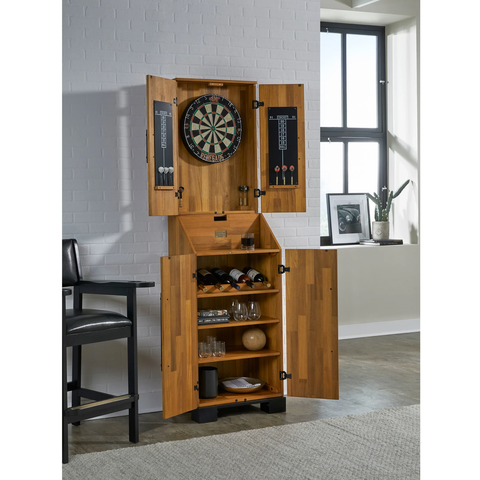 American Heritage Knoxville Stand-up Dart Board Cabinet-Dartboard Cabinets-American Heritage-Game Room Shop