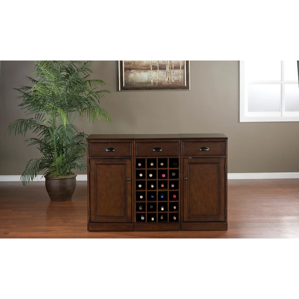 American Heritage Natalia Wine Bar-Bars & Cabinets-American Heritage-Game Room Shop