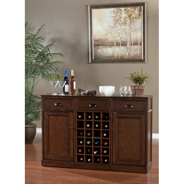 American Heritage Natalia Wine Bar-Bars & Cabinets-American Heritage-Game Room Shop