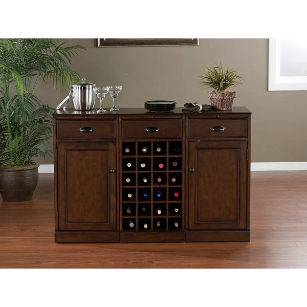 American Heritage Natalia Wine Bar-Bars & Cabinets-American Heritage-Game Room Shop