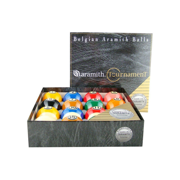 Aramith Tournament TV Pro-Cup 2 1/4 in Pool Ball Set with Duramith Technology - Game Room Shop