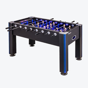 Atomic LED Azure Foosball Table Black G01344W - Game Room Shop