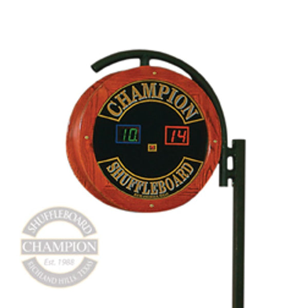 Large Wood Score Unit-Add-ons-Champion Shuffleboard-Game Room Shop