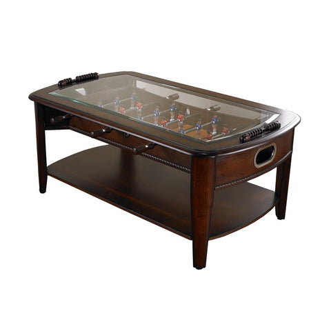 Image of Chicago Gaming Solid Hardwood Signature Foosball Coffee Table - Game Room Shop
