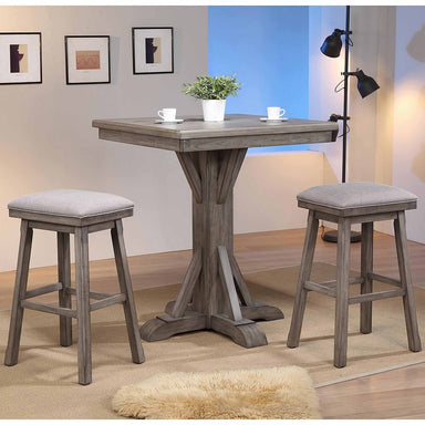 ECI Furniture Complete Graystone Square Pub Table-Pub Tables-ECI Furniture-Game Room Shop