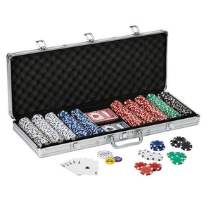 Fat Cat 500Ct Texas Hold'Em Dice Poker Chip Set - Game Room Shop
