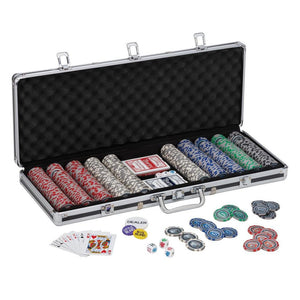 Fat Cat Bling 13.5 Grams 500Ct Poker Chip Set - Game Room Shop