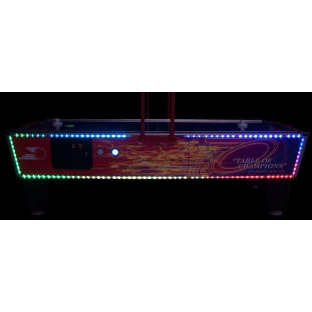 Gold Standard Games Gold Flare Home Elite Air Hockey Table 8HGF-WO2-OHS-L-Air Hockey Table-Gold Standard Games-Game Room Shop