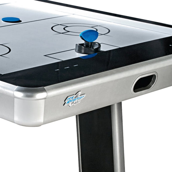 HJ Scott 8 Raptor Air Hockey Table Silver HJAR8 - Game Room Shop