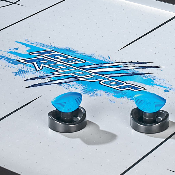 HJ Scott 8 Raptor Air Hockey Table Silver HJAR8 - Game Room Shop